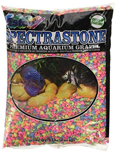 Estes PermaGlo Gravel - Rainbow - 5 lb - Pack of 6