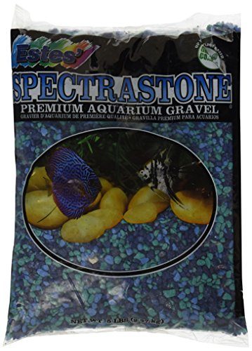 Estes Spectrastone Gravel - Blue Jean - 5 lb - Pack of 6