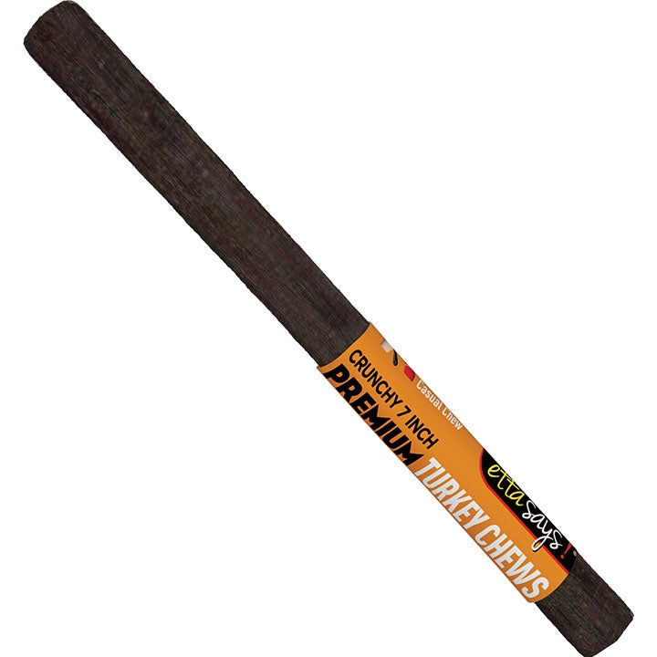 Etta Says Dog Treats Crunchy Chew Turkey - 7 Inches - 20 Count