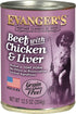 Evanger's All-Meat Classic Beef, Chicken & Liver Canned Dog Food - 12.8 Oz - Case of 12