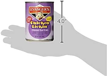 Evanger's Chicken Lickin' Dinner Canned Cat Food - 12.8 Oz - Case of 12