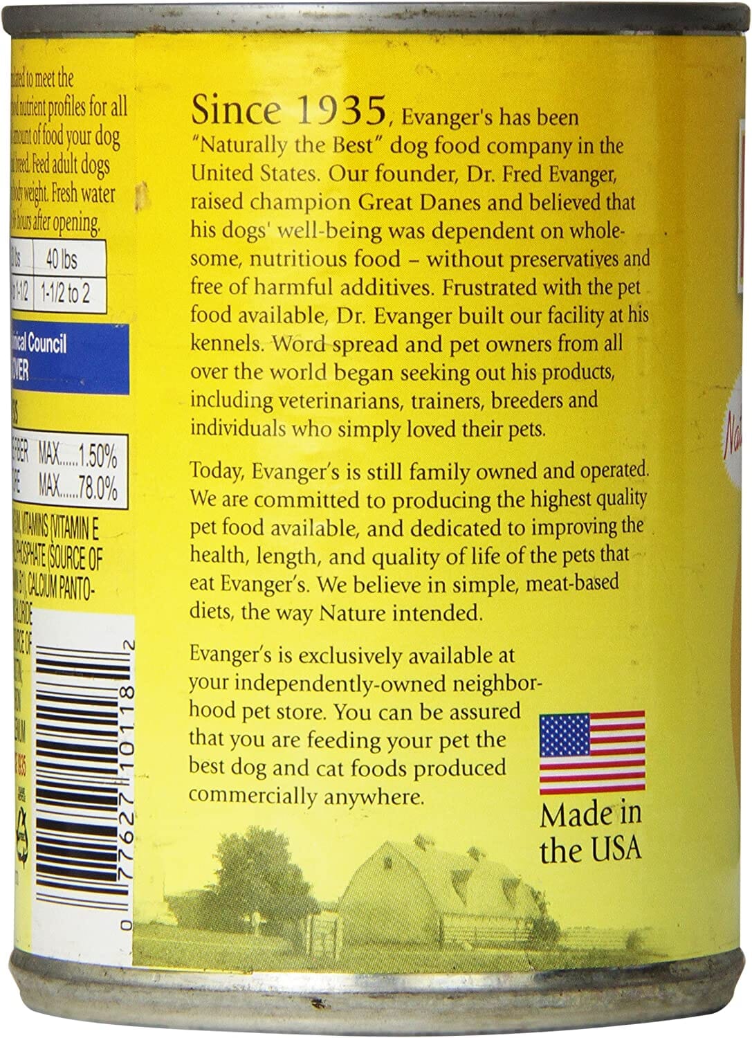 Evanger's Complete Classic Chicken & Rice Dinner Canned Dog Food - 12.8 Oz - Case of 12