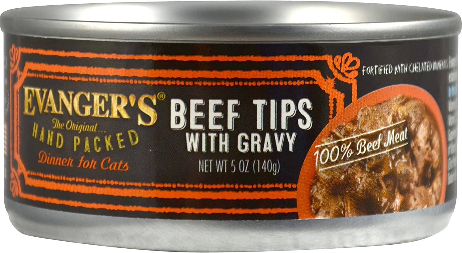 Evanger's EVX Restricted Diet Low Phosphorus Boneless Beef Canned Cat Food - 5.5 Oz - Case of 24