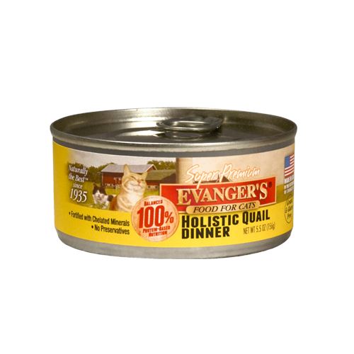 Evanger s Holistic Quail Dinner Super Premium Canned Cat Food