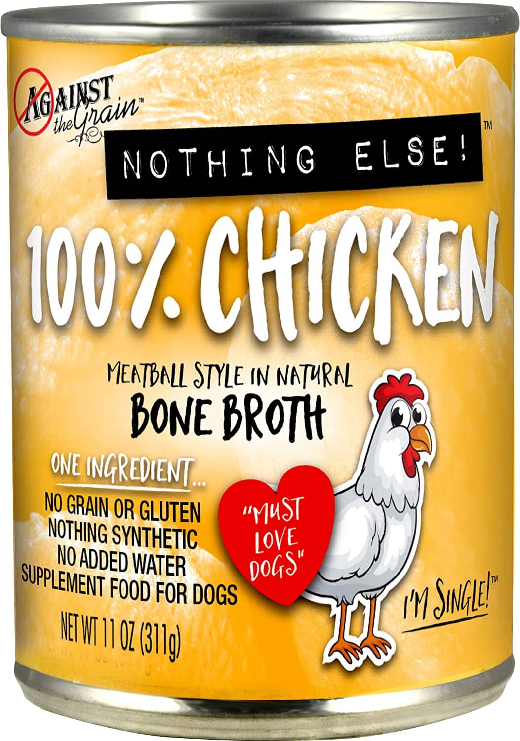 Evanger's Nothing Else- One Ingredient Chicken Canned Dog Food - 11 Oz - Case of 12