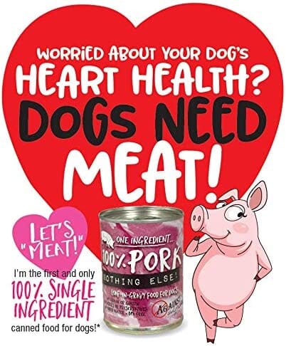 Evanger's Nothing Else- One Ingredient Pork Canned Dog Food - 11 Oz - Case of 12