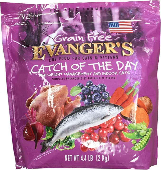 Evanger's Super Premium Catch of the Day Dry Cat Food Dry Cat Food - 4.4 Lbs