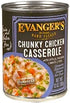 Evanger's Super Premium Chunky Chicken Casserole Canned Dog Food - 12 Oz - Case of 12