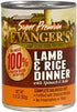 Evanger's Super Premium Lamb & Rice Dinner Canned Dog Food - 12.8 Oz - Case of 12