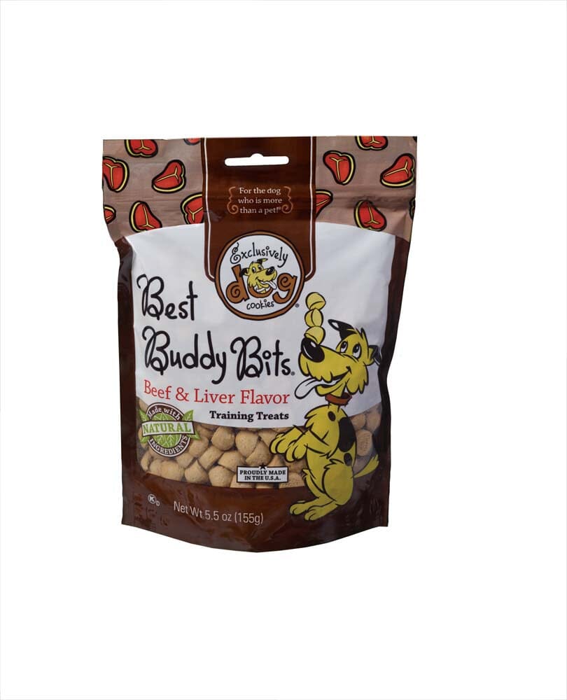 Exclusively Pet Best Buddy Bits Beef and Liver Flavor Dog Treats - Beef & Liver - 5.5 Oz