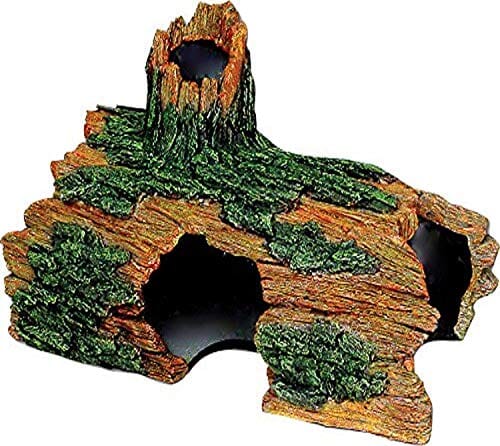 Exotic Environments Exotic Environment Hollow Log Resin Aquatics Decoration - Purple - Large