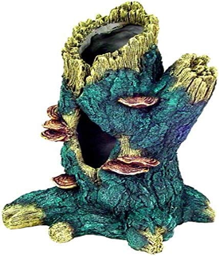 Exotic Environments Hollow Tall Tree Trunk Resin Aquatics Decoration - Multi - Extra Large