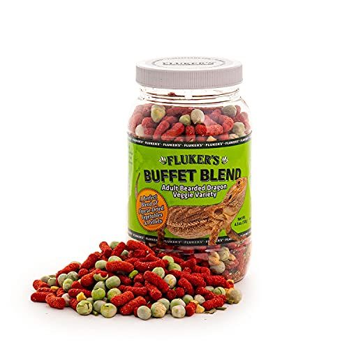Fluker's Buffet Blend Veggie Variety for Adult Bearded Dragons - 4.5 oz