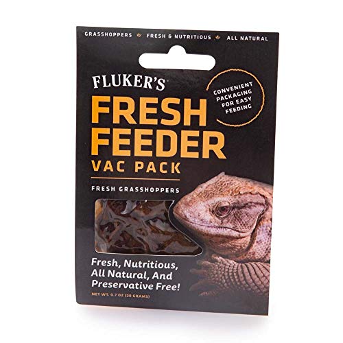 Fluker's Fresh Feeder Vac Pack - Fresh Grasshoppers - 0.7 oz