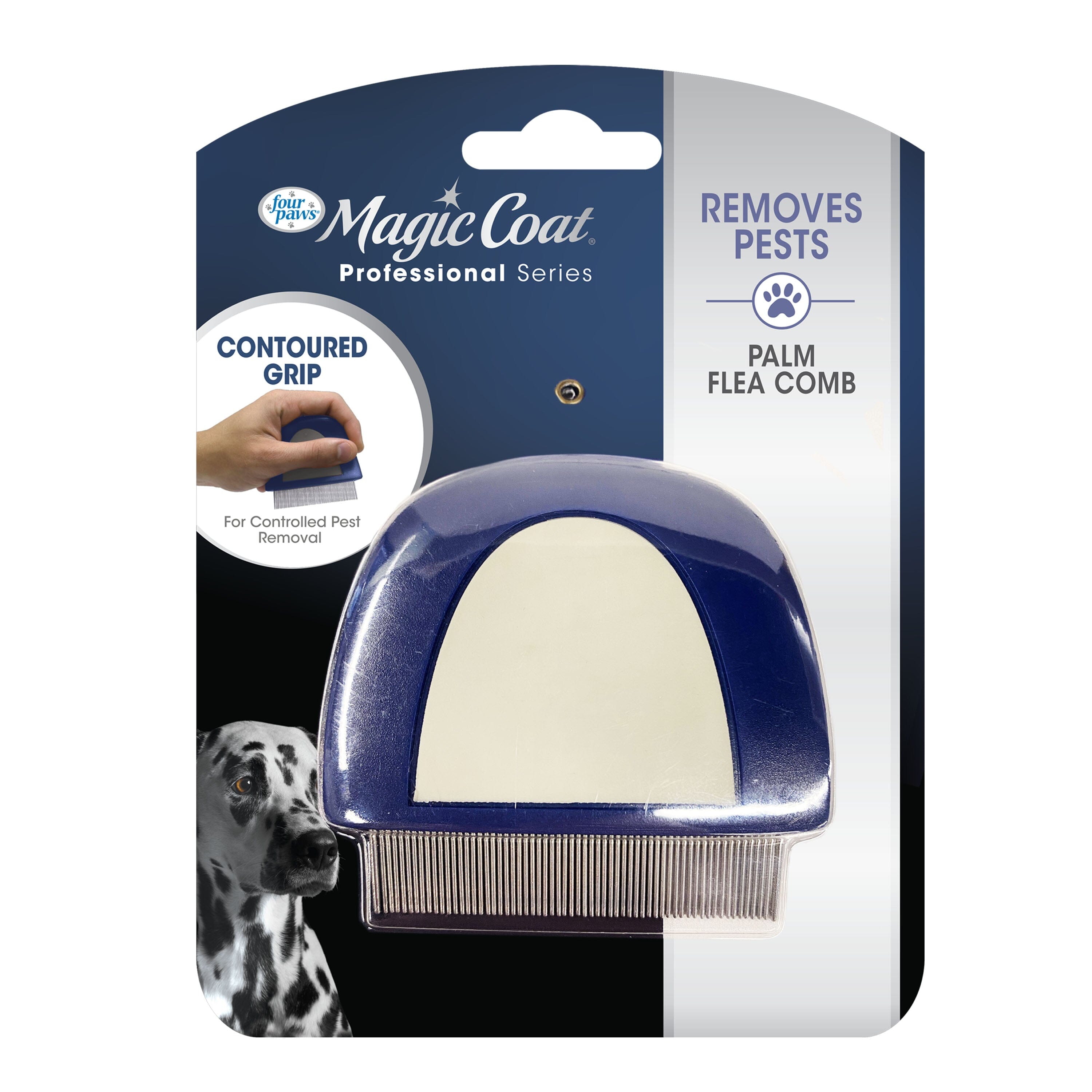 Four Paws Magic Coat Professional Series Palm Flea Comb for Dogs Palm Flea Comb - One Size