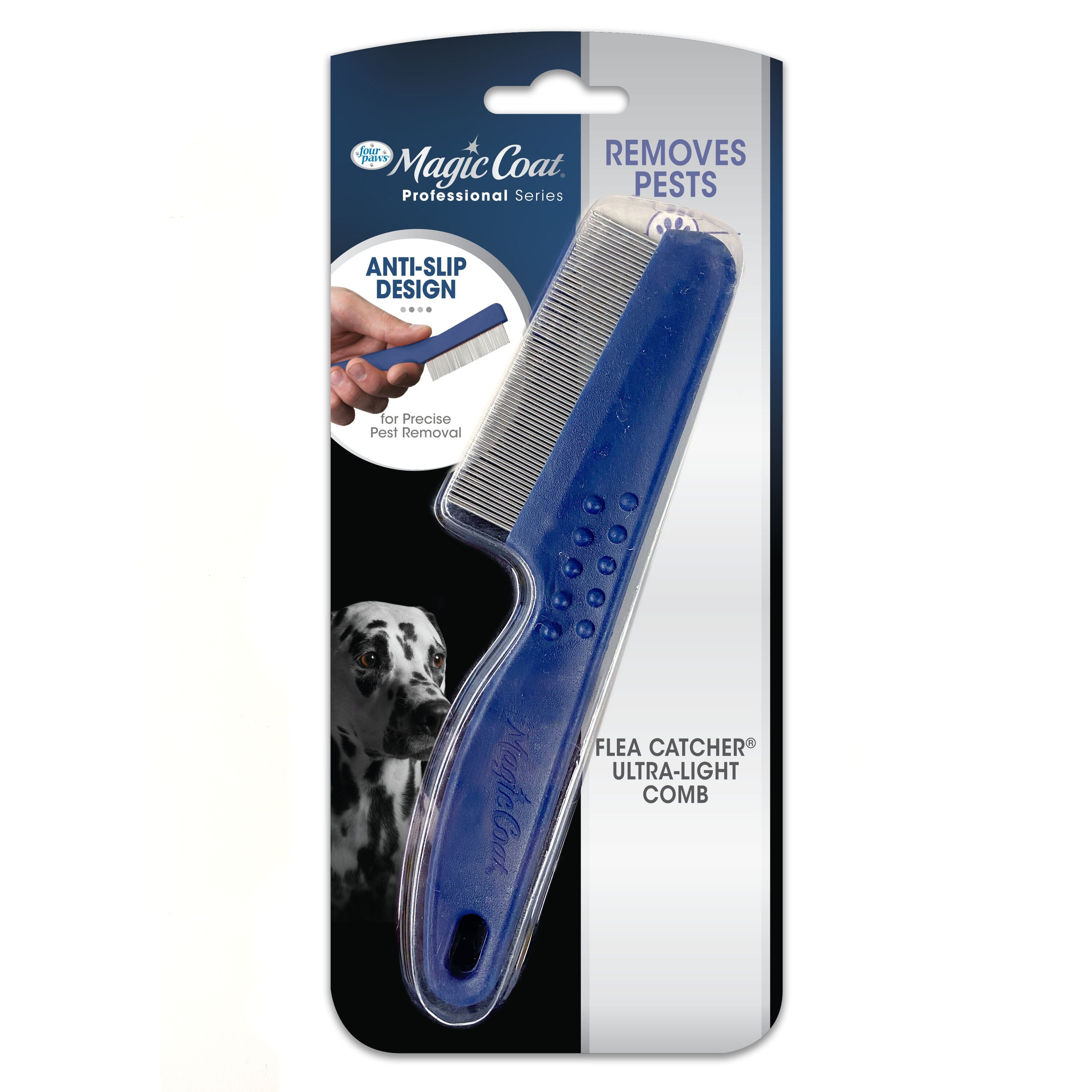 Four Paws Magic Coat Professional Series Ultra-Light Flea Catcher Dog Flea Comb Ultra-Light Flea Catcher Comb - One Size