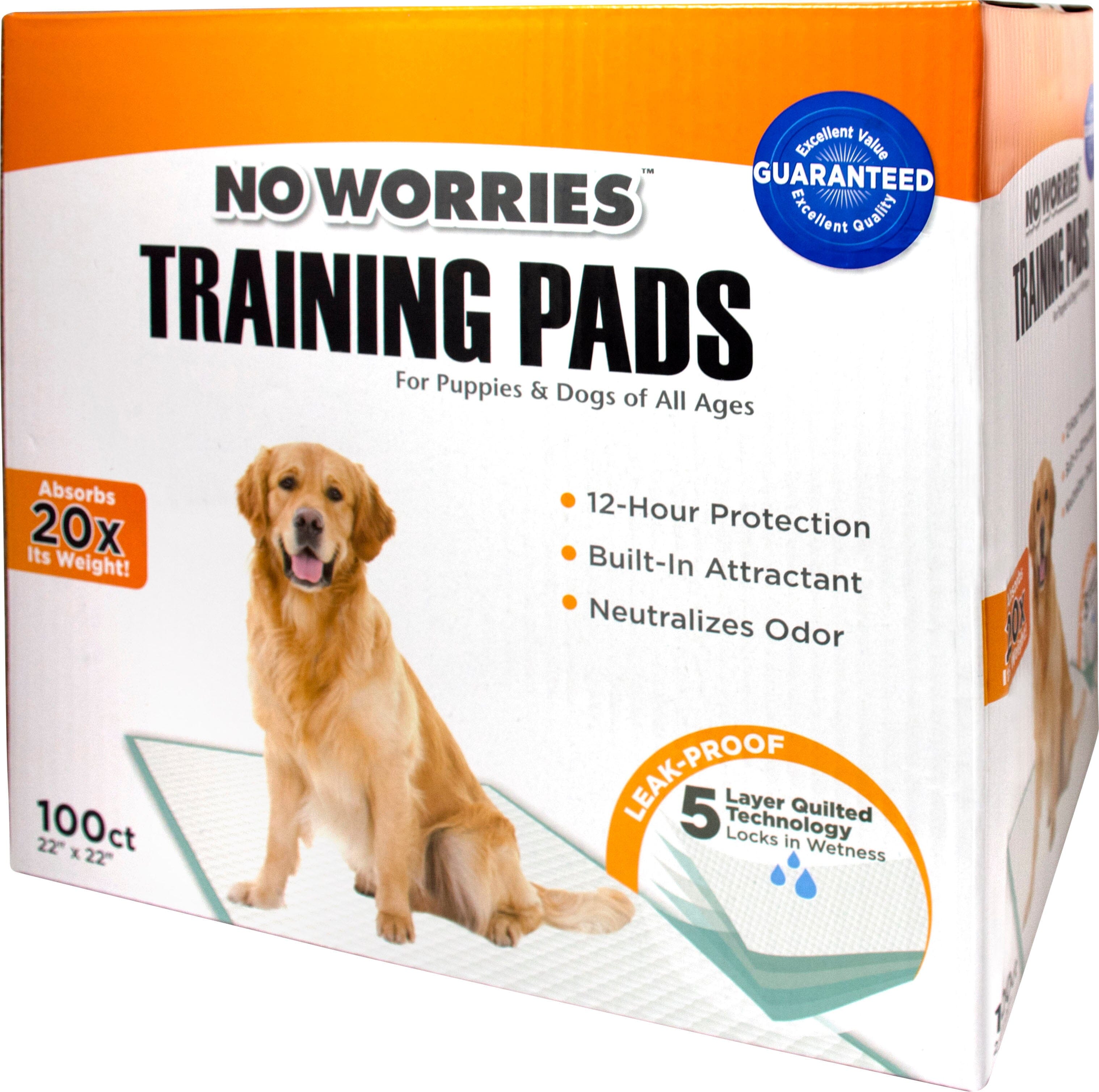 Four Paws No Worries Training Pad Dog Training Pads - 100 Count