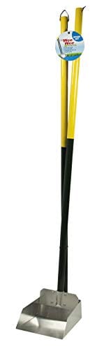 Four Paws Pooper Scooper Spade Set Dog Waste Pick Up - Yellow and Green - Large