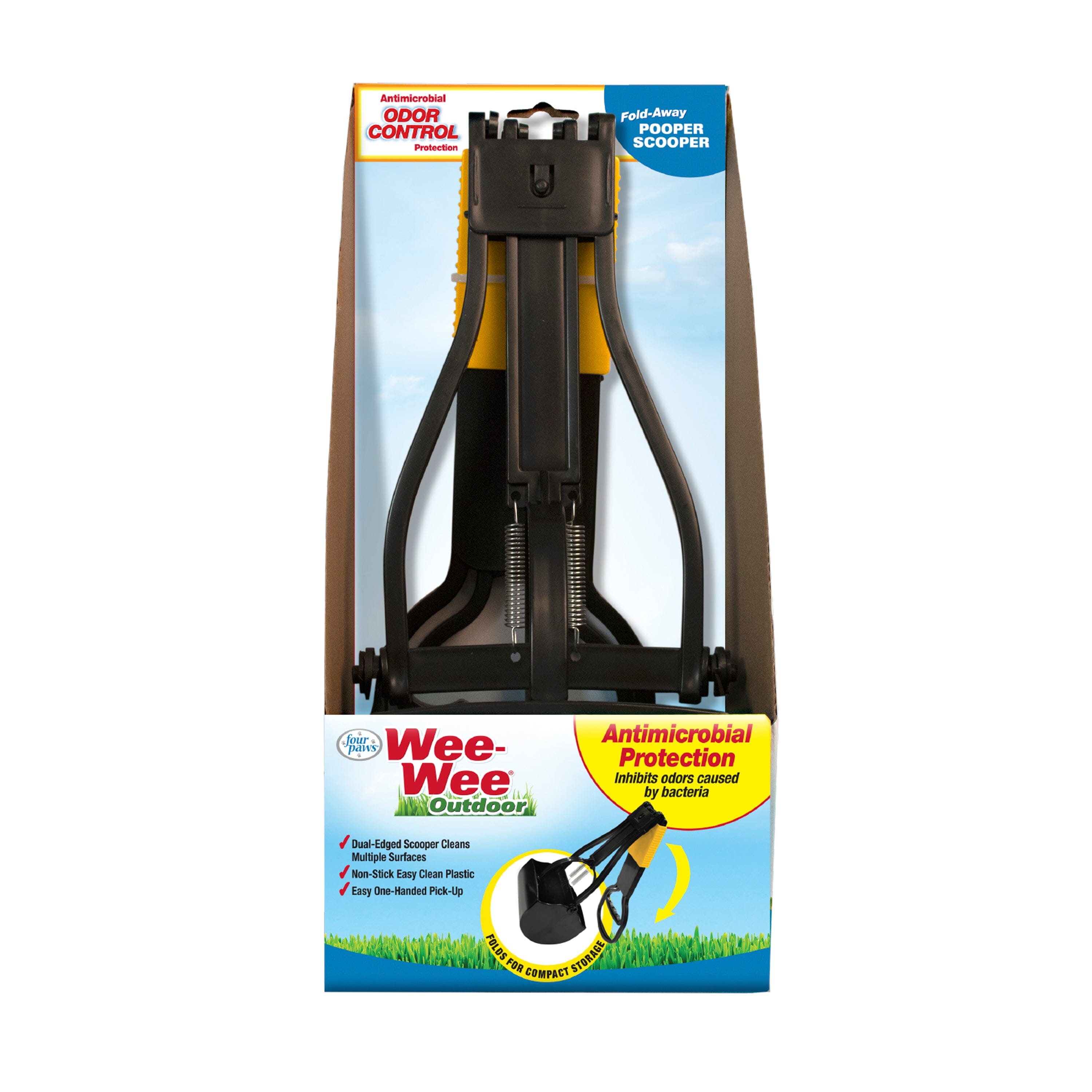Four Paws Wee-Wee Fold-Away Dog Pooper Scooper All Surfaces - One Size