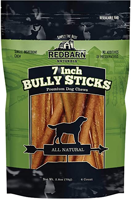 Frankly Pet Bacon Beefy Dog Bully Sticks Display - 7 Inch - 24 Pack