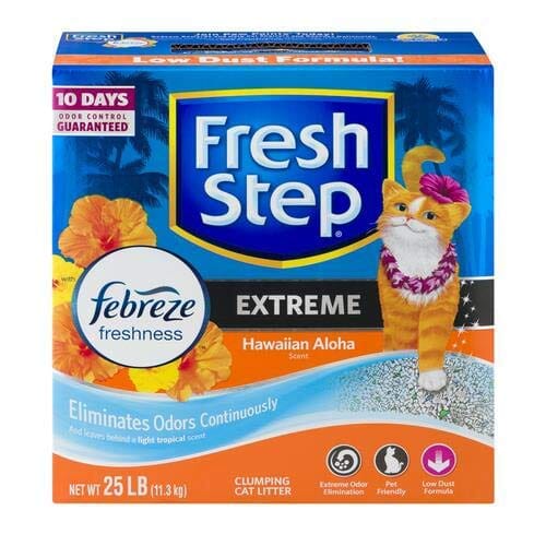 Fresh Step Scented Clumping Cat Litter - Hawaiian Aloha - 25 Lbs