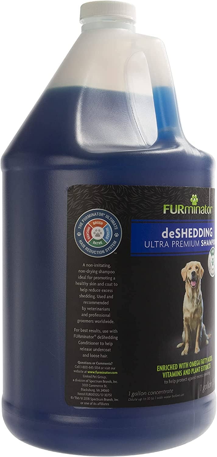 FURminator Deshedding Dog Shampoo with Pump - 1 Gal