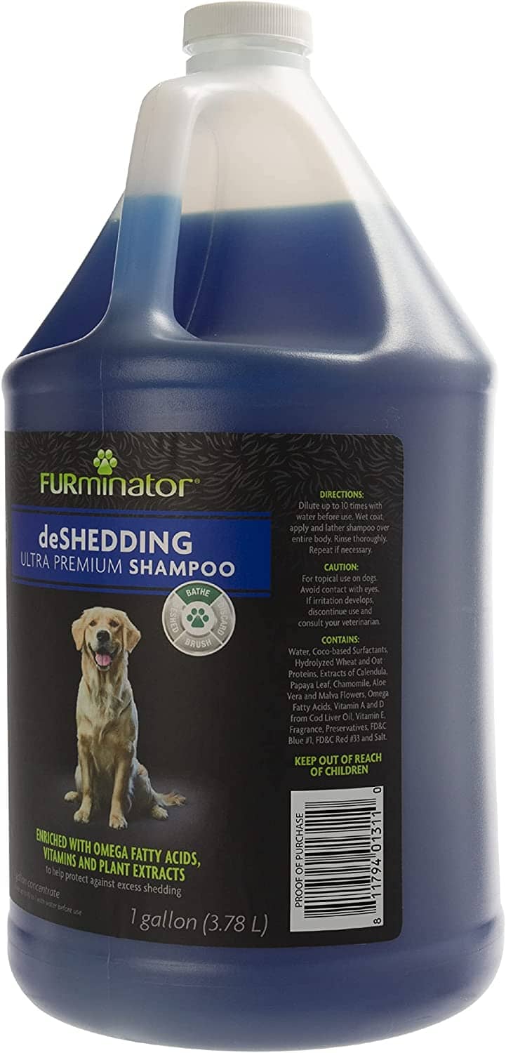FURminator Deshedding Dog Shampoo with Pump - 1 Gal