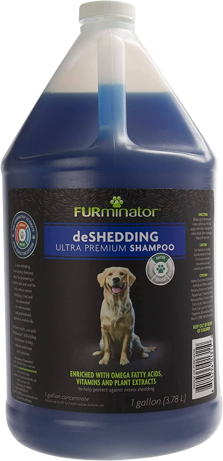 FURminator Deshedding Dog Shampoo with Pump - 1 Gal
