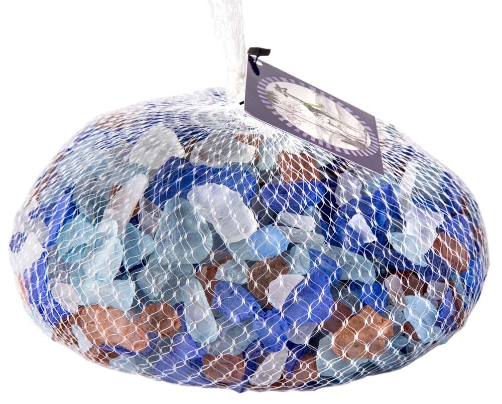 Galapagos Aquarium Sea Glass Pacific Mix - 4 lb