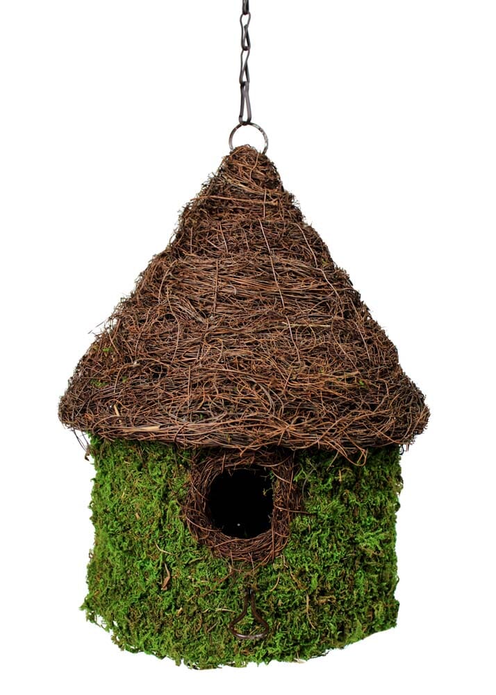 Galapagos Bungalow Woven Birdhouse - Fresh Green - 11 in X 15 in