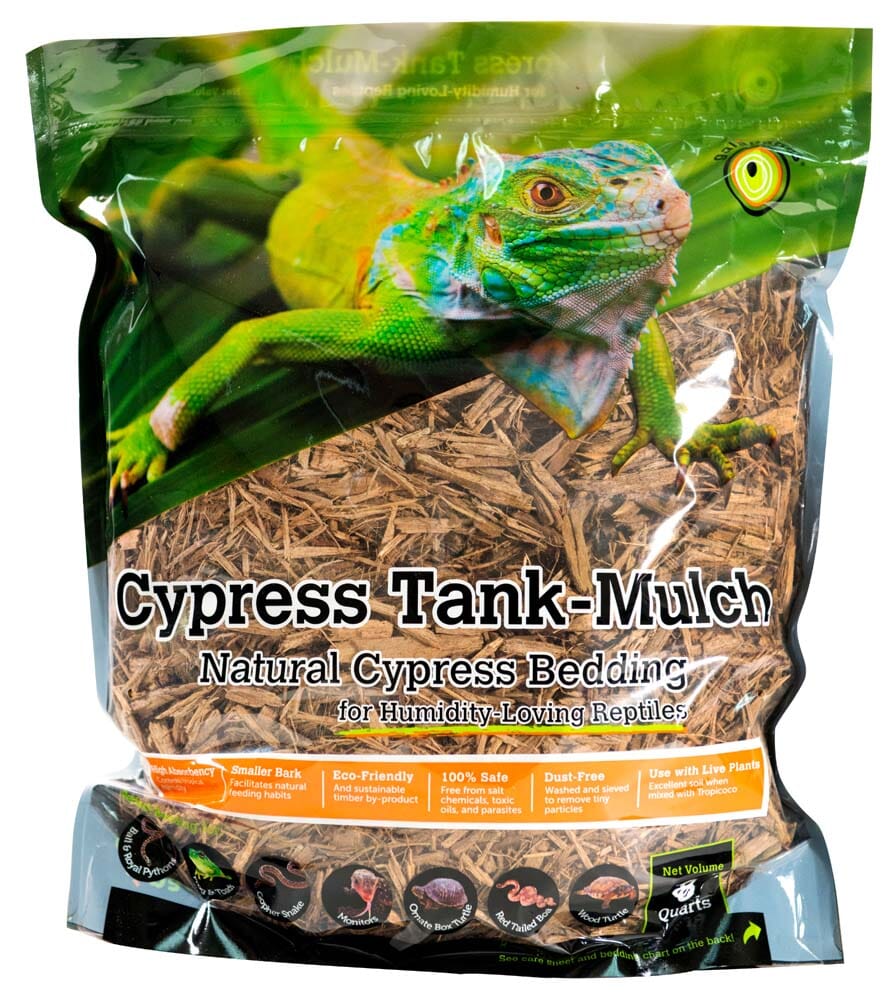 Galapagos Cypress Tank Mulch Natural Cypress Bedding Substrate Brown - 8 Qt