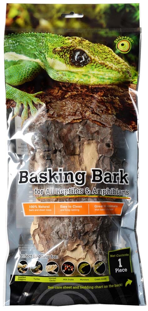 Galapagos Natural Basking Bark - Green and Brown - 12 In - 15 in