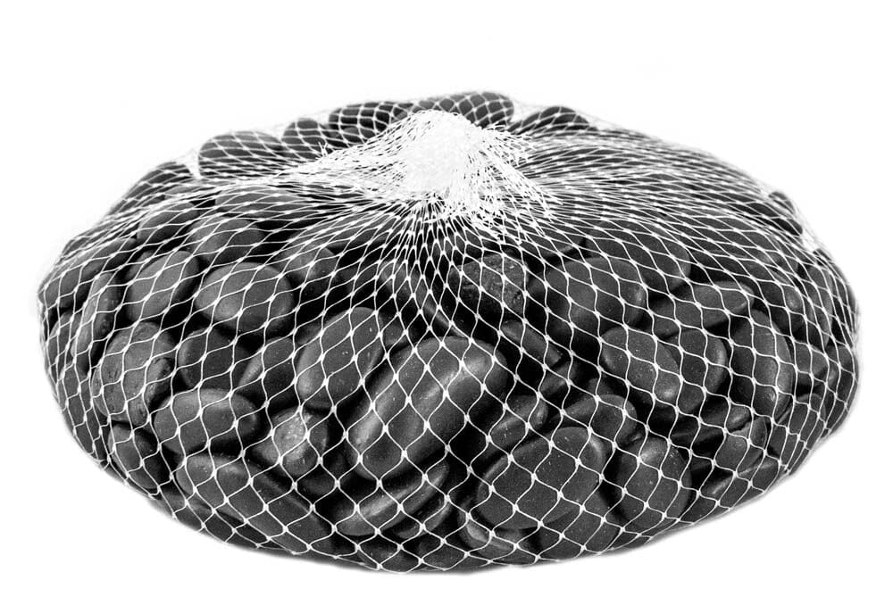 Galapagos Natural Stones for Terrarium - Black - 4 lb