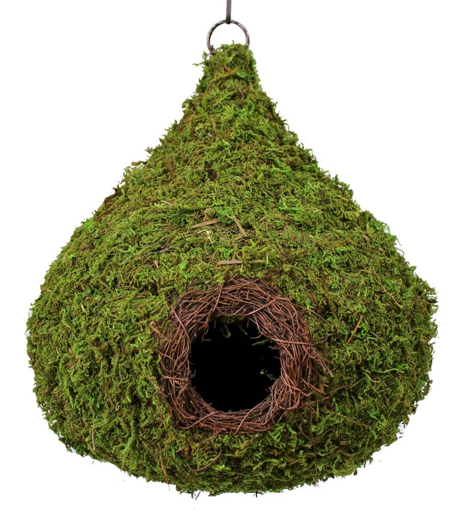 Galapagos Raindrop Woven Birdhouse - Fresh Green - 10 in X 13 in