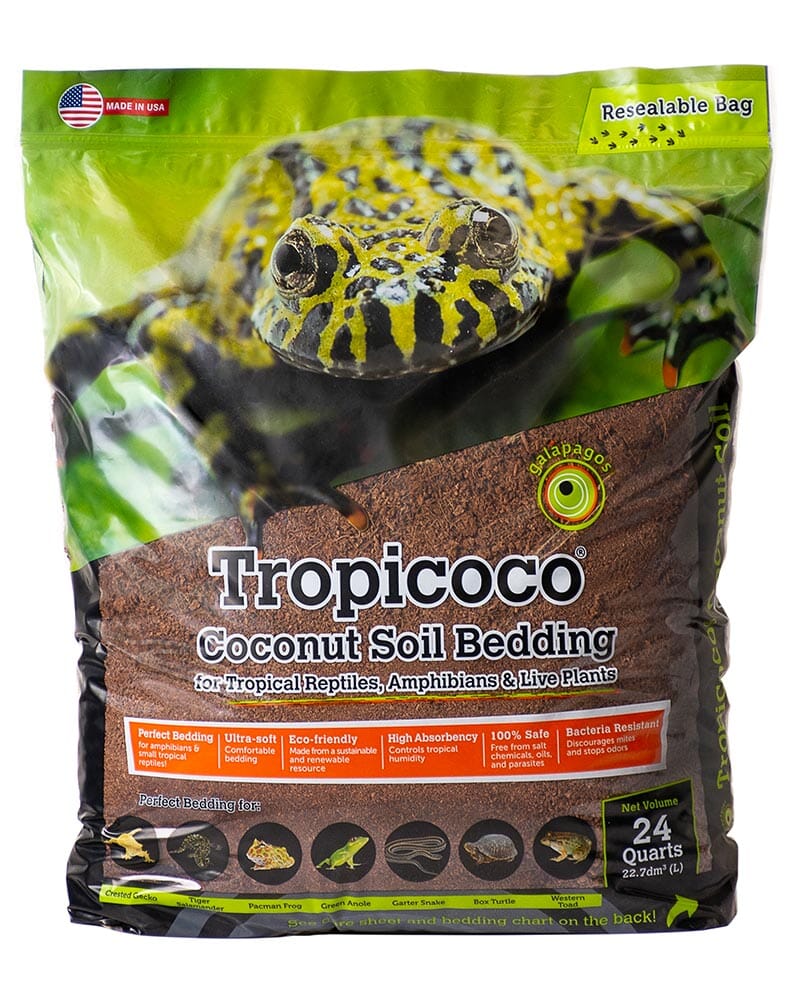 Galapagos Tropicoco Coconut Soil Bedding Substrate Bulk - Brown - 2.8Cf