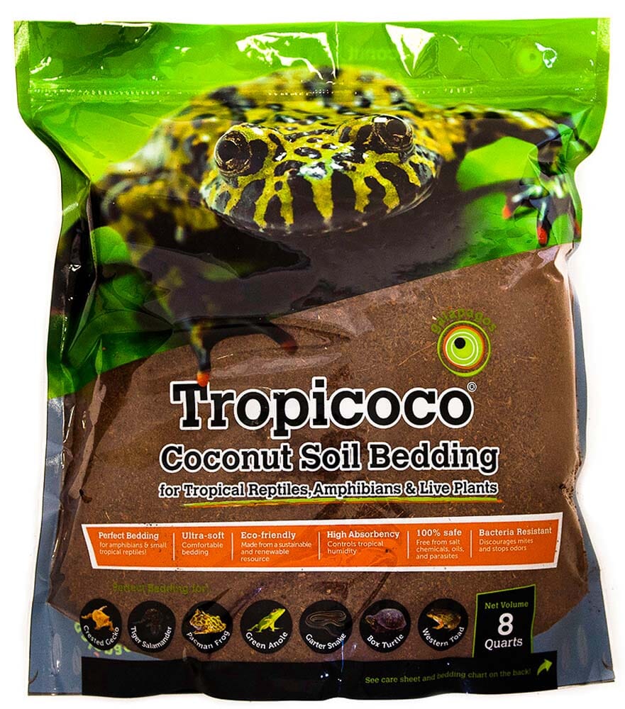 Galapagos Tropicoco Coconut Soil Bedding Substrate Pouch - Brown - 8 qt