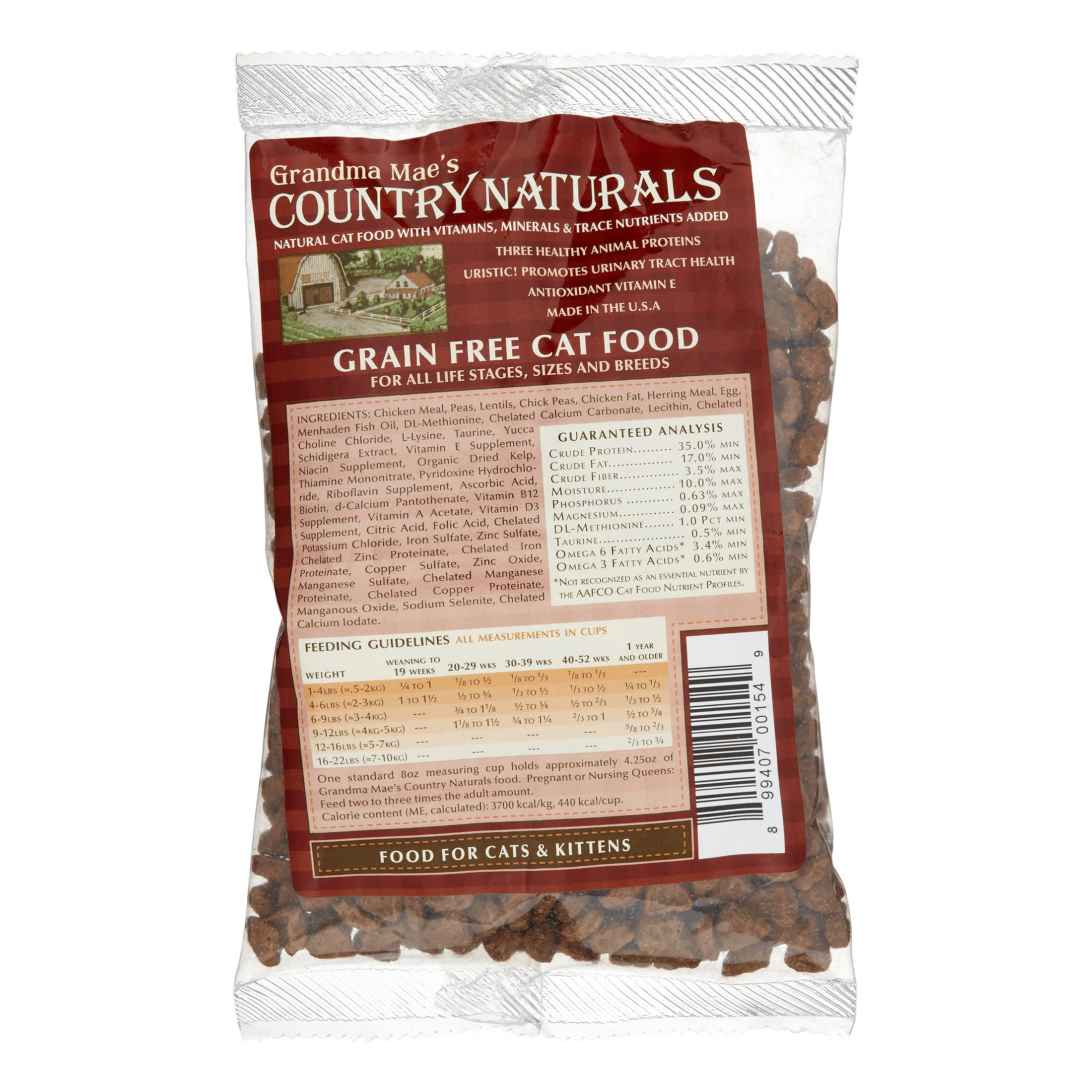 Grandma Mae's Country Naturals Cat Grain-Free Chicken - 9 Oz