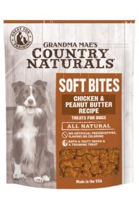 Grandma Mae's Country Naturals Soft Bites Chicken Peanut Butter Soft and Chewy Dog Treats - 5 Oz
