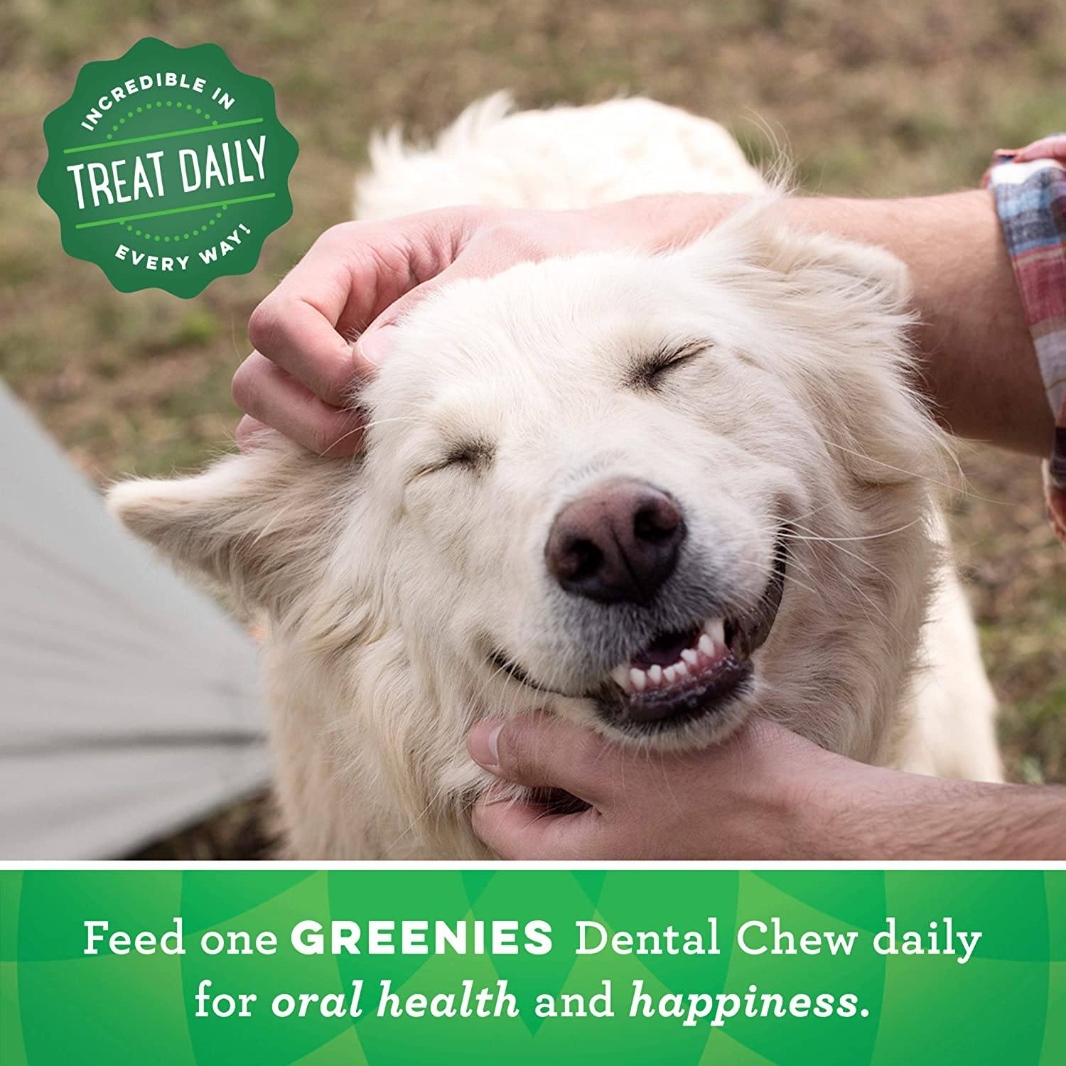 Greenies Teenie Value Tub Treat Pack Dental Dog Treats - 36 oz - 130 Count