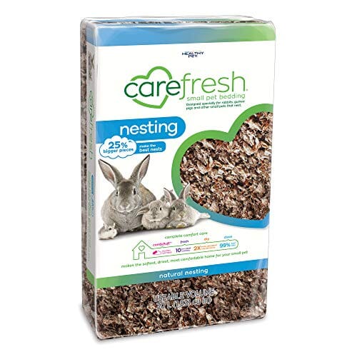 Healthy Pet Carefresh Nesting Natural Rabbit/Guinea Pig Small Animal Bedding - 30 Ltr