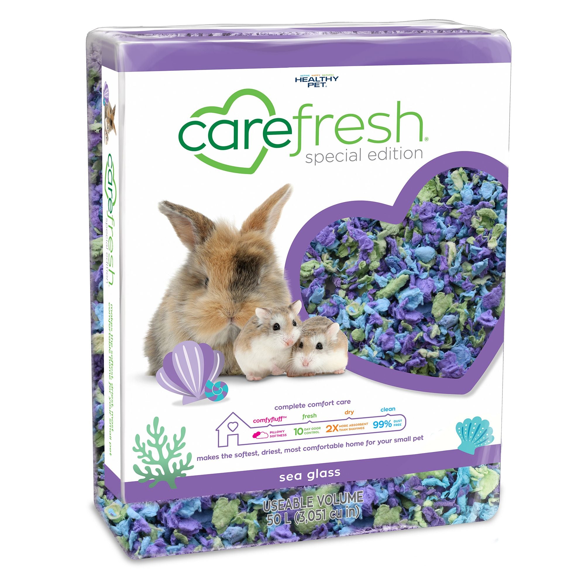 Healthy Pet Carefresh Sea Glass Special Edition Small Animal Bedding - 10L