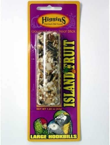 Higgins Gourmet Island Fruit Parrot Bird Treat Sticks - 1.8 Oz