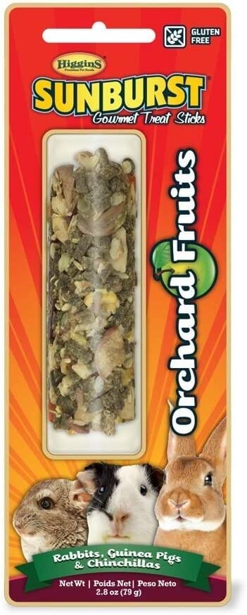 Higgins Gourmet Orchard Fruit Rabbit-Guinea Pig Small Animal Treats - 2 Oz