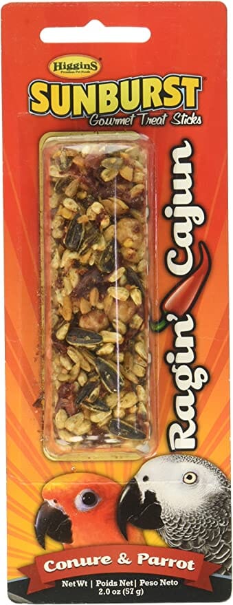 Higgins Gourmet Ragin' Cajun Parrot Bird Treat Sticks - 1.8 Oz