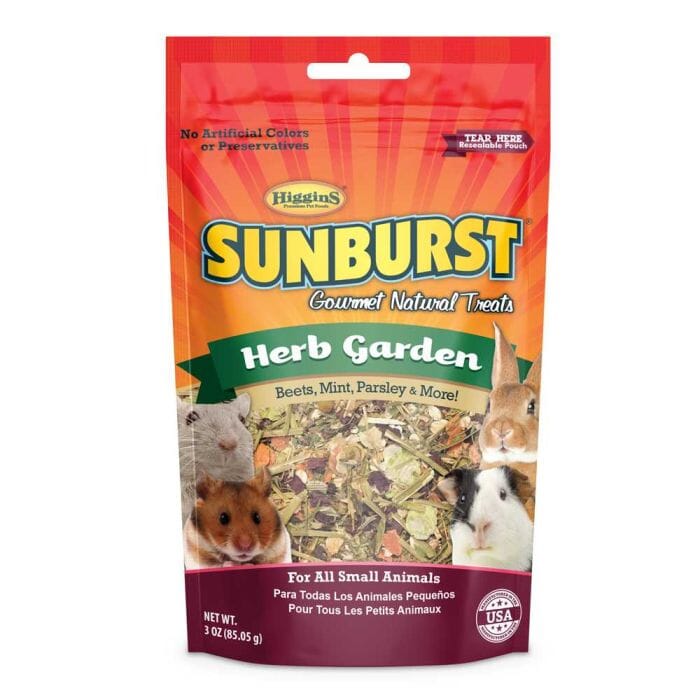 Higgins Sunburst Herb Garden Small Animal Treats - 3 Oz