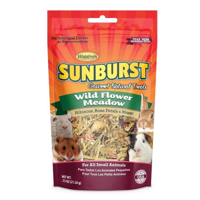 Higgins Sunburst Wild Flower Meadow Small Animal Treats - 0.75 Oz