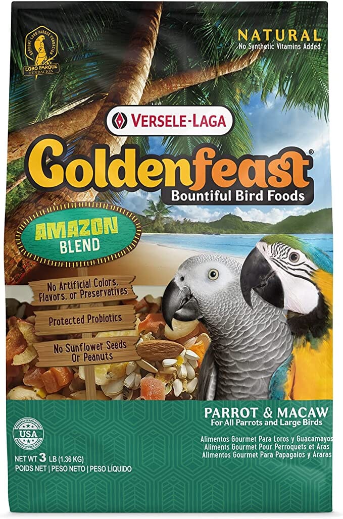 Higgins VL Goldenfeast Amazon Bird Food - 3 Lbs