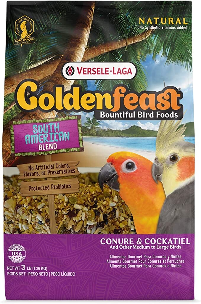 Higgins VL Goldenfeast S.American Bird Food - 3 Lbs