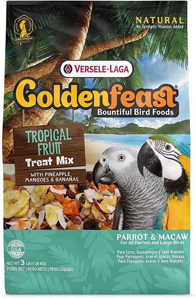 Higgins VL Goldenfeast Tropical Fruit Bird Food - 3 Lbs