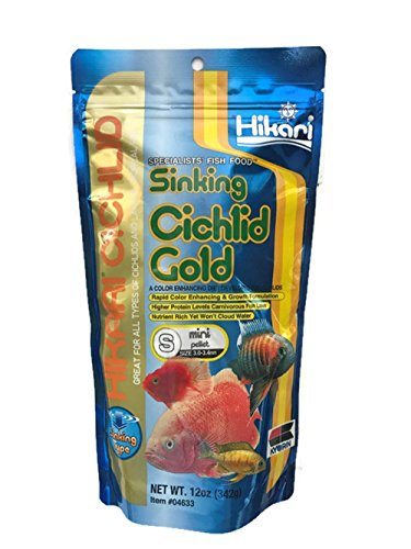 Hikari Sinking Cichlid Gold Mini Fish Food | 3.5 oz